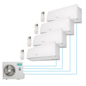 Hisense AMW4-36U4SAC / AMS-12UR4SVEDB65 + AMS-09UR4SVEDB65x3