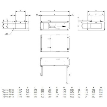 Systemair Topvex SF08 HWH-1