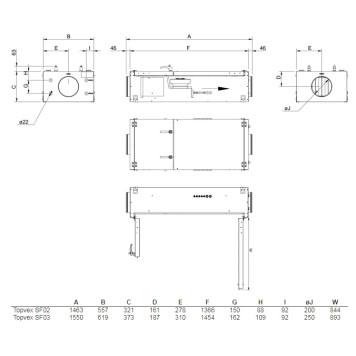 Systemair Topvex SF02 HWL-2