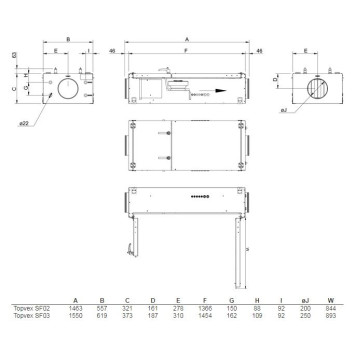 Systemair Topvex SF02 HWH-2